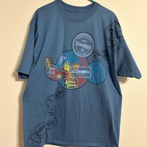 Disney Resort Blue Graphic T-Shirt